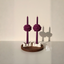 Luxury Floral Taper Candle Set