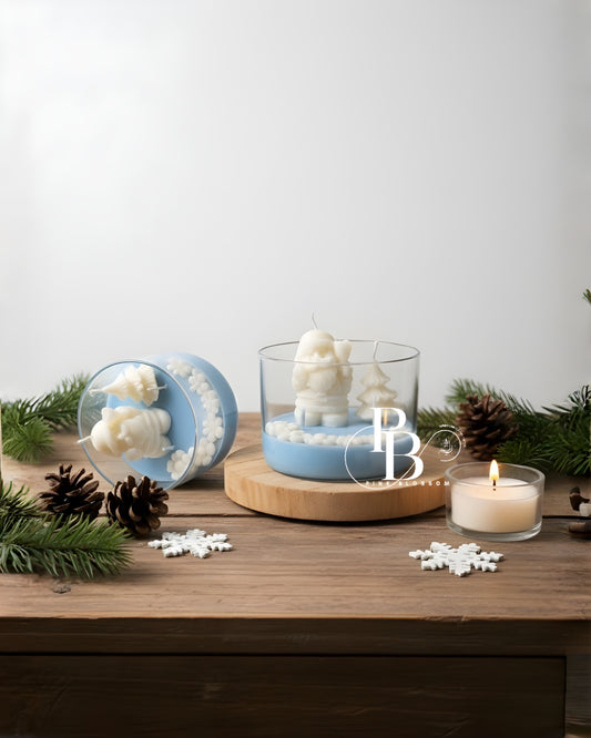 Christmas Special Candle Collection – Handcrafted Winter Wonderland Candles by Pink Blossom