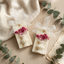 Rosé Garden Vase Aroma Sachet™ | Handmade Floral Soy Wax Sachet for Wardrobe, Closet & Home Fragrance | Luxury Botanical Freshener